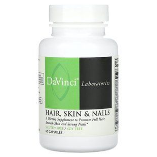 DaVinci Laboratories of Vermont, Hair, Skin & Nails, 60 Capsules купить в Киеве и Украине