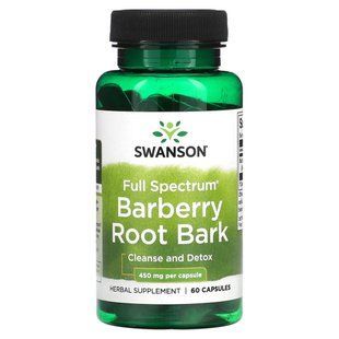 Swanson, Full Spectrum Barberry Root Bark, 450 mg, 60 Capsules купить в Киеве и Украине