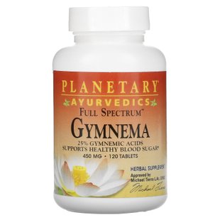 Джимнема аюрведика Planetary Herbals (Gymnema) 450 мг 120 таблеток купить в Киеве и Украине