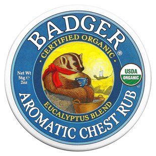 Бальзам для грудной клетки эвкалипт и мята Badger Company 56 г купить в Киеве и Украине