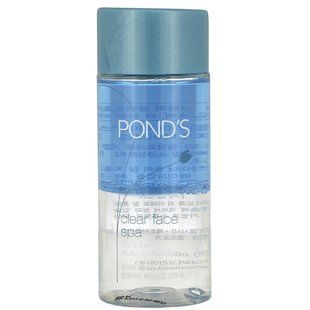 Remedy for removing make-up from lips and eyes, Clear Face Spa, Lip & Eye Make-up Remover, Ponds, 120 ml.