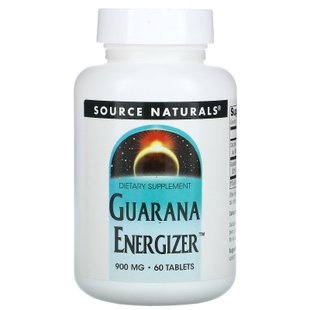 Гуарана Source Naturals (Guarana) 900 мг 60 таблеток купить в Киеве и Украине