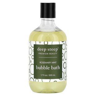 Deep Steep, Bubble Bath, Rosemary Mint, 17 fl oz (503 ml) купить в Киеве и Украине
