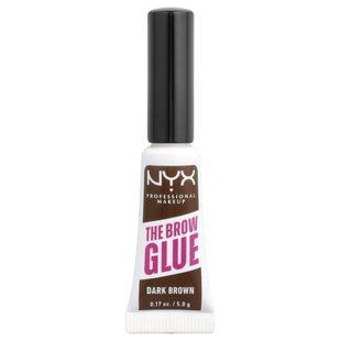 NYX Professional Makeup, The Brow Glue, Instant Brow Styler, 04 Dark Brown, 0.17 oz (5 g) купить в Киеве и Украине