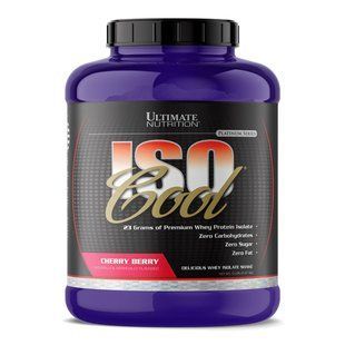 IsoCool 5lb - 2270g Cherry Berry Ultimate Nutrition.