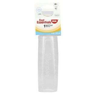 NUK, First Essentials Bottle, 4+ Months, Medium Flow, 9 oz (270 ml)