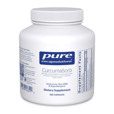 Фітосоми куркуміну Pure Encapsulations (CurcumaSorb) 250 мг 180 капсул