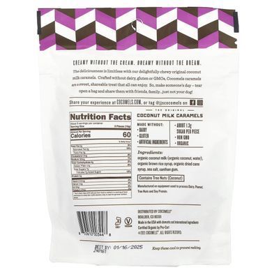 Cocomels Coconut Milk Caramels Original 100 g.