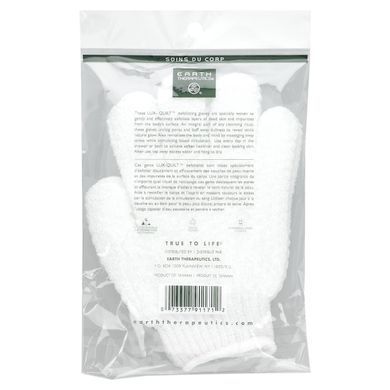 Earth Therapeutics, Exfoliating Hydro Gloves, White, 1 Pair купить в Киеве и Украине