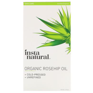 Органическое масло шиповника InstaNatural (Organic Rosehip Oil) 120 мл купить в Киеве и Украине