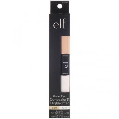 Коректор під очі і маркер, блиск / світло, ELF Cosmetics, 017 унції (5 г) /017 унції (5 г)