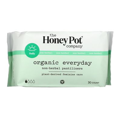 The Honey Pot Company, Organic Everyday Non-Herbal Liners, 30 Count