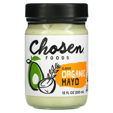 Chosen Foods, Класичний органічний майонез, 12 рідких унцій (355 мл)