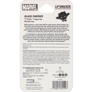 Бальзам Marvel Superhero, Чорна пантера, мандарин, Lip Smacker, 4 г
