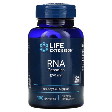 Капсули з РНК, RNA Capsules, Life Extension, 500 мг, 100 капсул