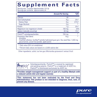 Дієтичне волокно Pure Encapsulations (PureLean Fiber Powder) 345,6 г
