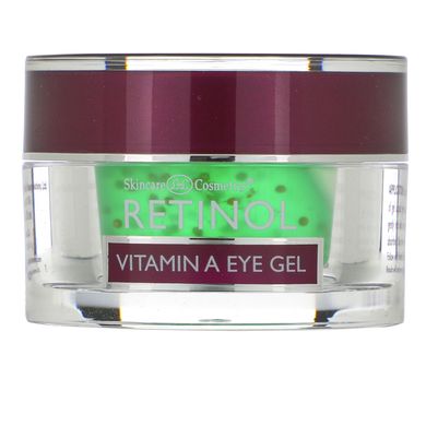 Гель для очей з ретинолом і вітаміном А, Retinol Vitamin A Eye Gel, Skincare LdeL Cosmetics Retinol, 15 г