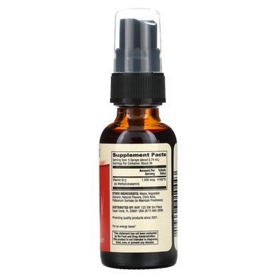 Вітамін B12 Dr. Mercola (B12 Energy Boost) 25 мл зі смаком ожини