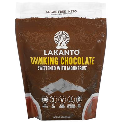 Питна шоколадна суміш, Drinking Chocolate Mix, Lakanto, 283 г