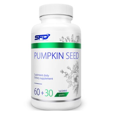 Екстракт насіння гарбуза SFD Nutrition (Pumpkin Seed) 60+30 таблеток