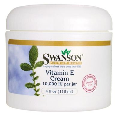 Вітамін С Крем, Vitamin E Cream, Swanson, 118 мл