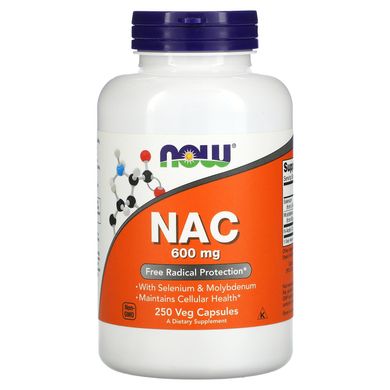 Н-ацетил-цистеїн Now Foods (NAC N-Acetyl Cysteine) 250 капсул