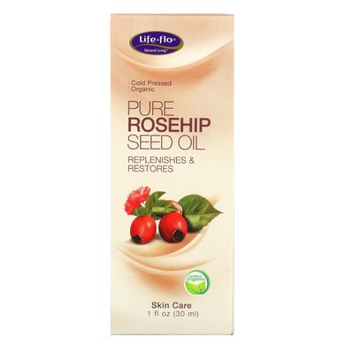 Чиста олія насіння шипшини догляд за шкірою Life-flo (Pure Rosehip Seed Oil Skin Care) 30 мл