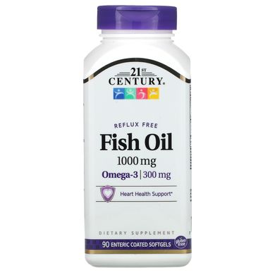 Риб'ячий жир 21st Century (Fish Oil) 1000 мг 90 капсул