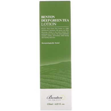Насичений лосьйон із зеленим чаєм Benton (Deep Green Tea Lotion) 120 мл