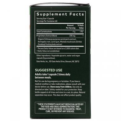 Gaia Herbs, Whole Body Protection, 60 vegan liquid phyto-capsules