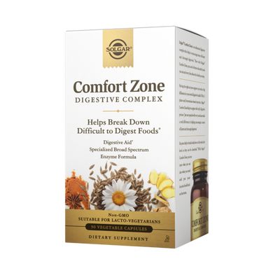 Комплекс для травлення Solgar (Comfort Zone Digestive Complex) 90 вегетаріанських капсул
