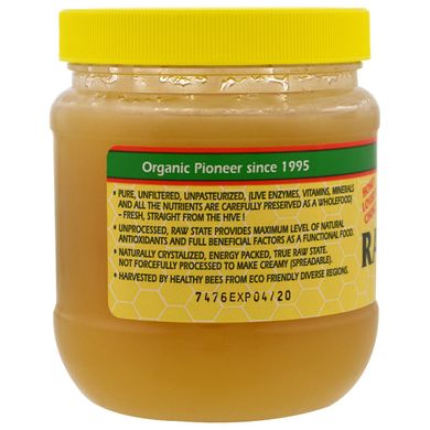 Неочищенный мед, Y.S. Eco Bee Farms, 396 г (14,0 унций) купить в Киеве и Украине