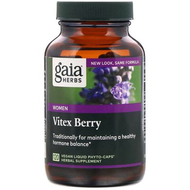 Вітекс священний Gaia Herbs (Vitex Berry) 1000 мг 120 капсул
