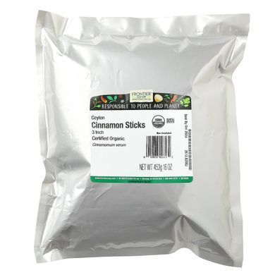 Кориця цейлонська органік Frontier Natural Products (Ceylon Cinnamon Sticks) 453 г