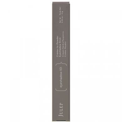 Creamy Powder Eyeshadow Stick, Shade Slate Shimmer, Eyeshadow 101, Julep, 1.4 g (0.04 oz)