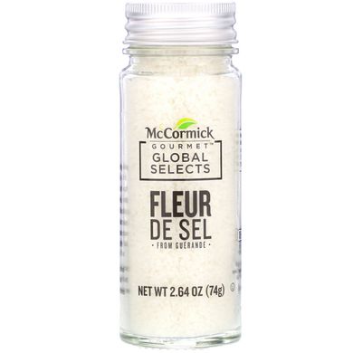 Французская морская соль, Флер де Сел из Геранда, 7McCormick Gourmet Global Selects, 4 г купить в Киеве и Украине