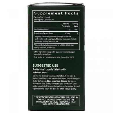 Gaia Herbs, Whole Body Protection, 60 vegan liquid phyto-capsules