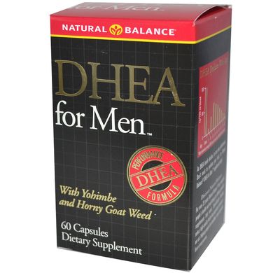 ДГЕА для чоловіків Natural Balance (DHEA for men) 60 капсул