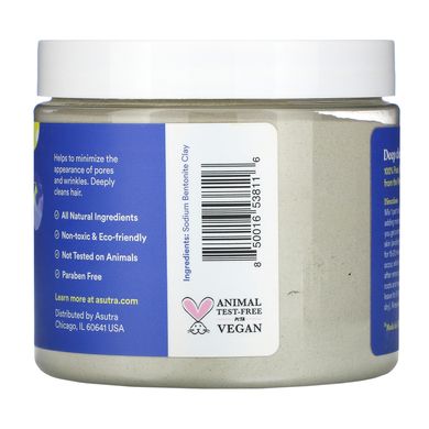 Цілюща глина, натуральна, без запаху, Take Out The Toxins, Healing Clay, Natural Unscented, Asutra, 453 г