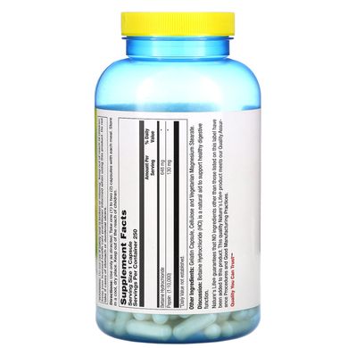 Бетаїн гідрохлорид (Betaine HCl), Nature's Life, 648 мг, 250 капсул