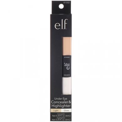 Коректор під очі і маркер, блиск / світло, ELF Cosmetics, 017 унції (5 г) /017 унції (5 г)