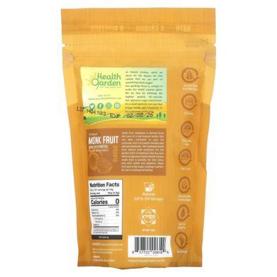 Health Garden, Natural Sweetener from Monk Fruit, Classic, 1 Pound (453 g)