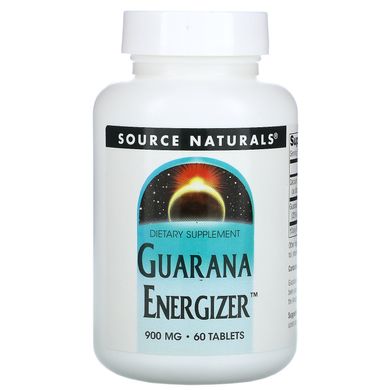 Гуарана Source Naturals (Guarana) 900 мг 60 таблеток