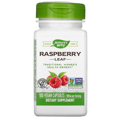 Червона малина листя Nature's Way (Red Raspberry) 900 мг 100 капсул