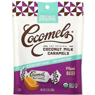 Карамельні цукерки з кокосовим молоком смак оригінал Cocomels (The Original Coconut Milk Caramels Original) 100 г