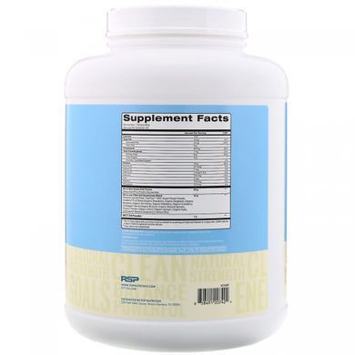 TrueFit, коктейль из белка из мяса животных на подножном корме, ваниль, RSP Nutrition, 3.9 ф. (1776 г) купить в Киеве и Украине