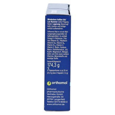 Orthomol Vital M, Ортомол Витал М, 7 дней (питьевые бутылочки/капсулы) купить в Киеве и Украине