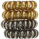 Спиральные резинки для волос металлических оттенков, Kitsch, 4 шт. фото