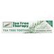 Toothpaste with tea tree extract and baking soda, Tea Tree Therapy, 5 oz (142 g)