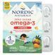 Конфеты в виде рыбок от Nordic с омега-3, со вкусом засахаренных фруктов, Nordic Naturals, 300 мг, 36 конфет фото